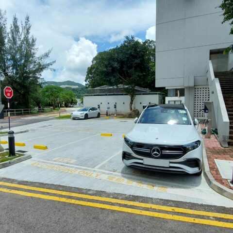 EV charging parking spaces at United College